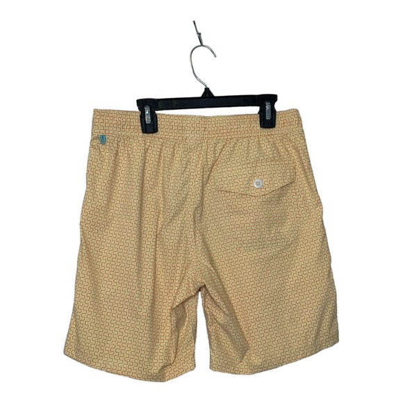 J. Crew men yellow orange print swim trunks size small - Picture 6 of 6